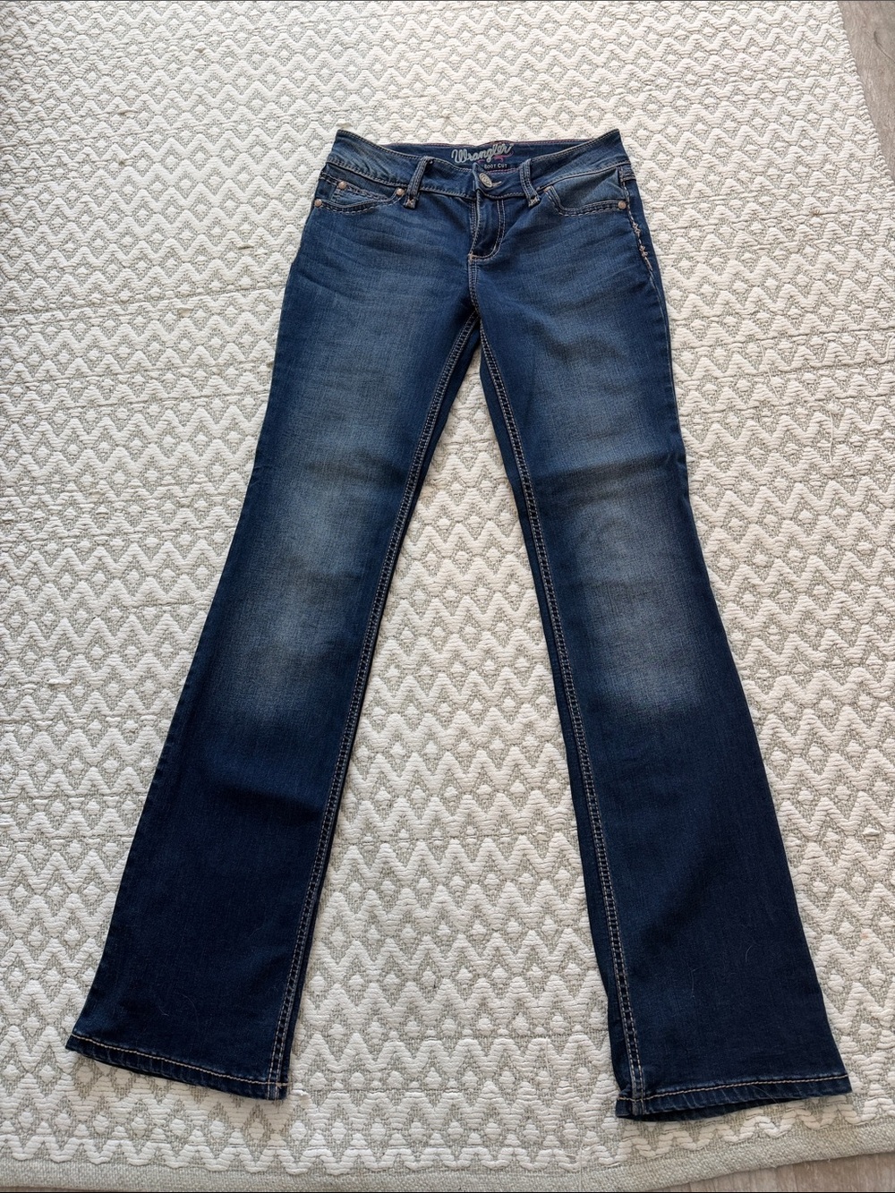 Wrangler Women's Dark Blue Boot Cut Jeans